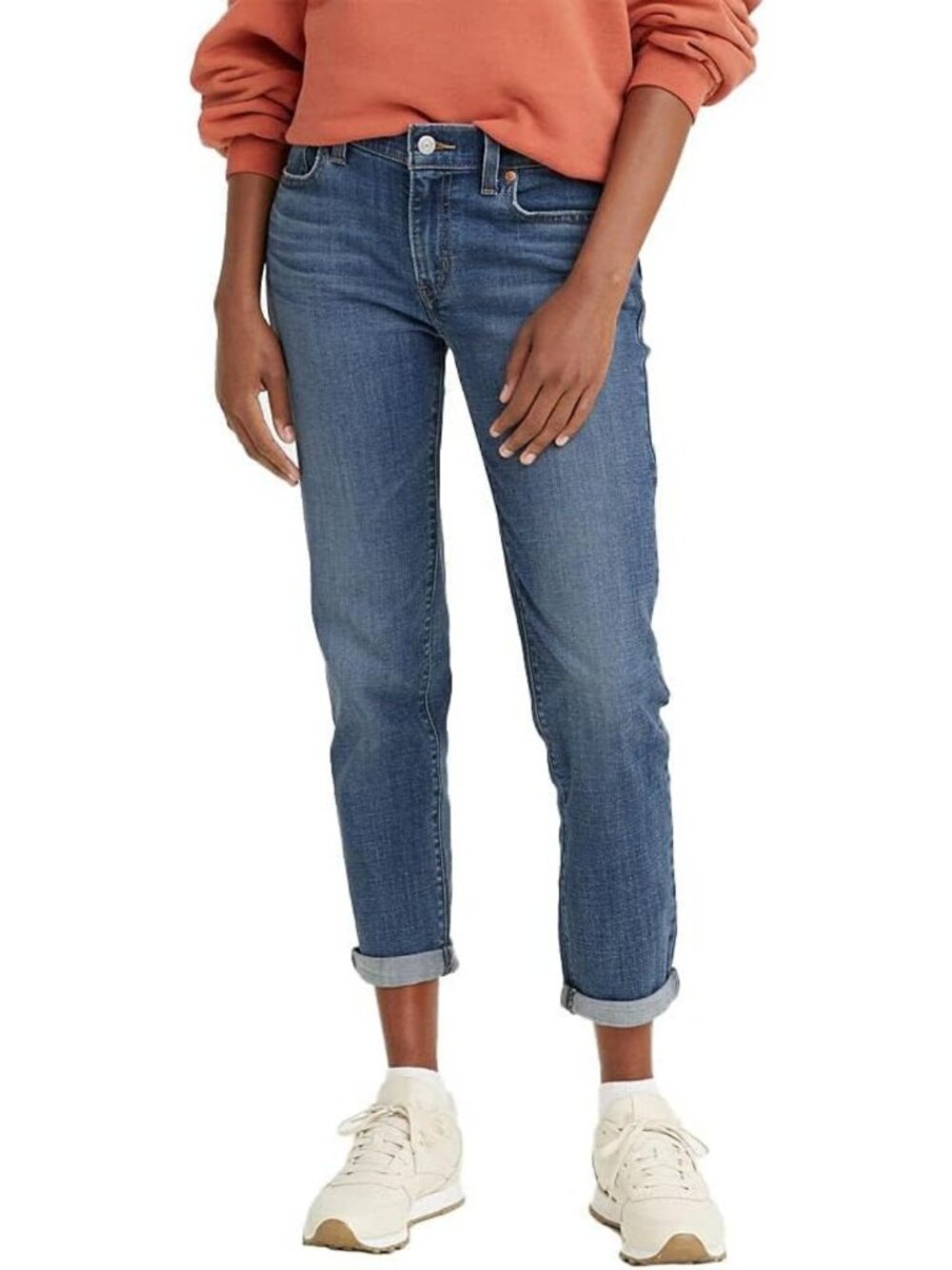 Stylish Women's Boyfriend Jeans - Trendy Relaxed Fit, Casual Denim for Everyday